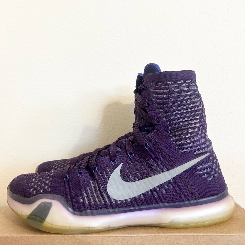 SOLD ❌ Nike Kobe 10 X Elite High Team Pack size 10 718763-505 2015 PRE-OWNED - Picture 2 of 9